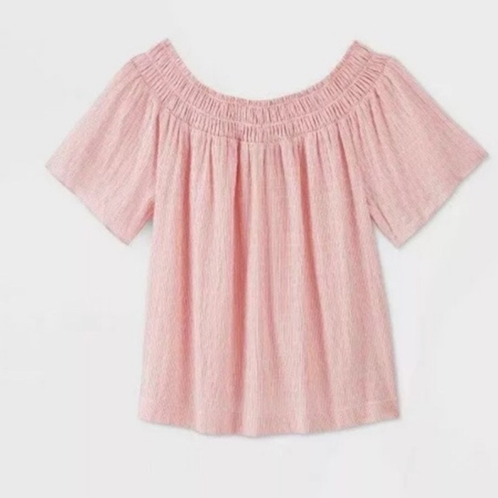 NWT Off the shoulder striped blouse